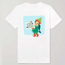 Camiseta personalizada Navidad elfa
