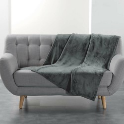 Manta para sofá gris 125x150cm