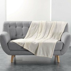 Manta para sofá natural 125x150cm