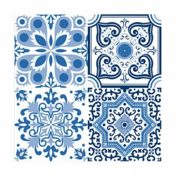 Servilletas de papel decoradas Azulejo