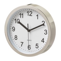 Reloj de pared plata 20cm