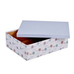 Caja cartón decorativa Faceline 14x8,5x5cm