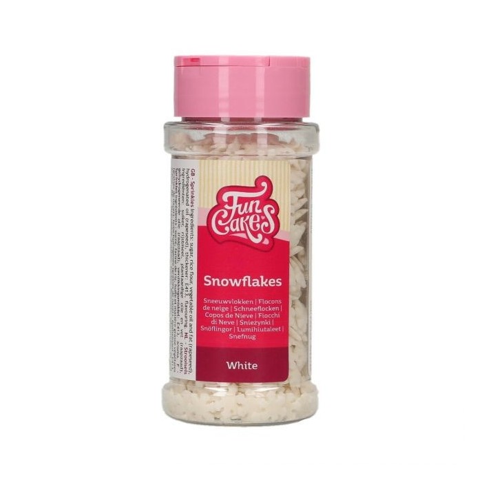 decoración azúcar copos de nieve