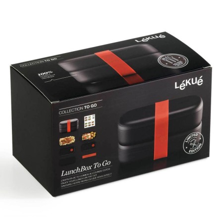 LUNCH BOX NEGRO - LÉKUE