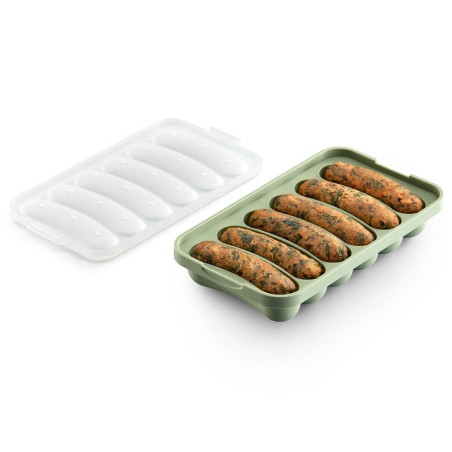 MOLDE VEGGIE SALCHICHAS 