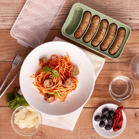 MOLDE VEGGIE SALCHICHAS 