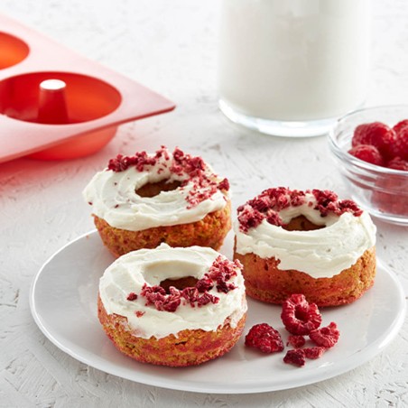 MOLDE DONUTS ROJO