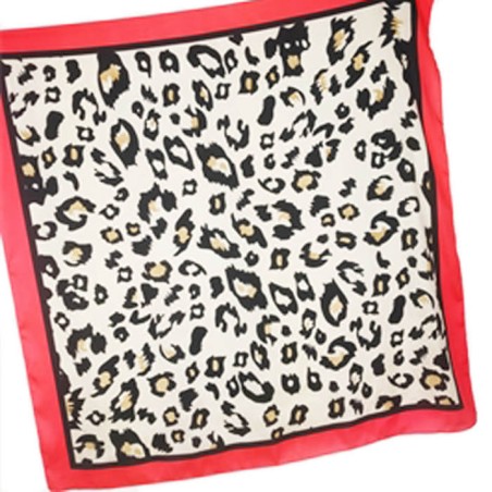 PAÑUELO ROJO TIGRE 70X70CM 