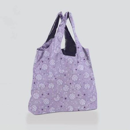 BOLSA COMPRA PLEGABLE FLORES - 3 COLORES