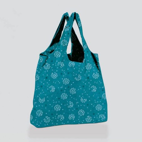 BOLSA COMPRA PLEGABLE FLORES - 3 COLORES