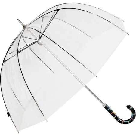 PARAGUAS TRANSPARENTE CUPULA LARGO