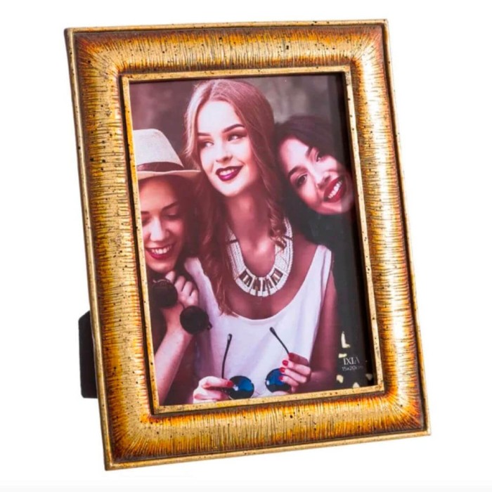 MARCO DE FOTOS 15X20CM ORO VIEJO