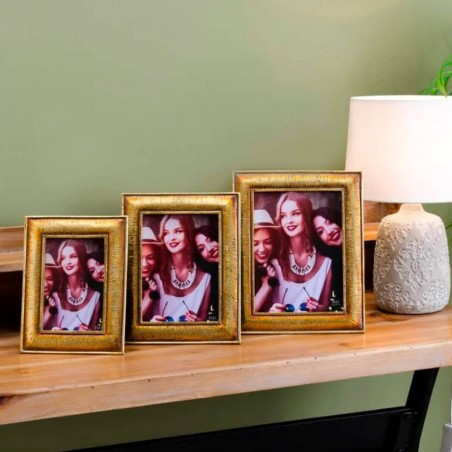 MARCO DE FOTOS 15X20CM ORO VIEJO