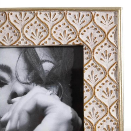 MARCO DE FOTOS 15X20CM CREMA