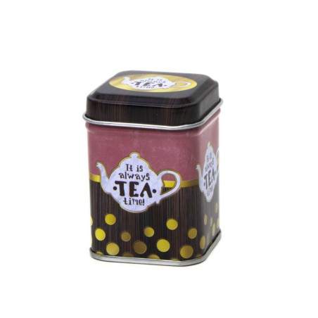 BOTE PARA TÉ 25G "TETERA PUNTOS ORO"