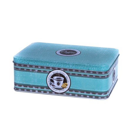 CAJA METÁLICA 19X12X7CM COFFE BREAK