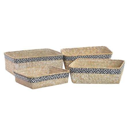 CESTA ALMACENAJE FIBRA BOHO 24X8