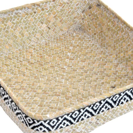 CESTA ALMACENAJE FIBRA BOHO 24X8