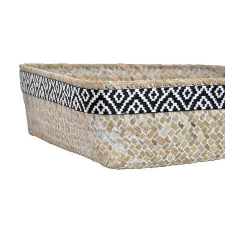 CESTA ALMACENAJE FIBRA BOHO 24X8