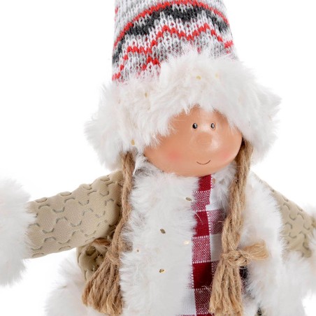 FIGURA NAVIDAD MUÑECAS PIERNAS COLGANTES 17X8X44CM