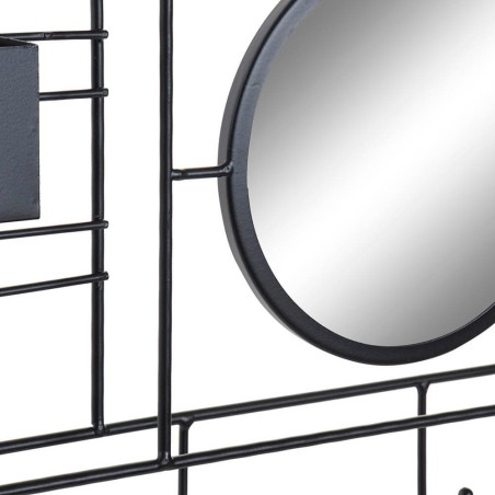 PERCHERO CON ESPEJO 28.5X6X28.5CM