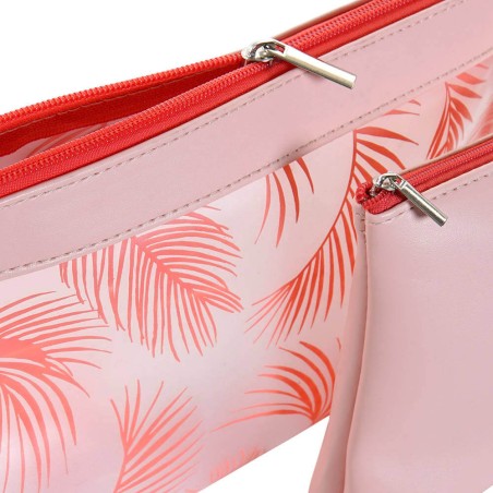 SET 2 NECESERES 25X17CM TRANSPARENTE 