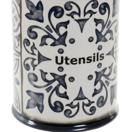 PORTA UTENSILIOS COCINA 10X10X14CM AZULEJOS