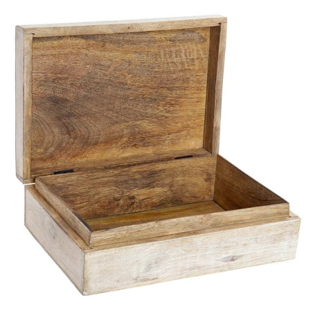 CAJA DE MADERA - MANO FATIMA 21X14X6