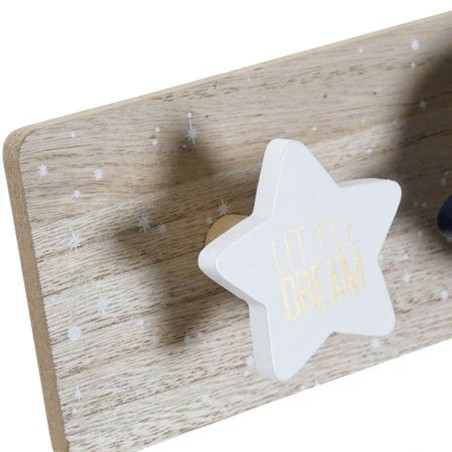 PERCHERO DE PARED 45X9X5CM PLANETA NATURAL