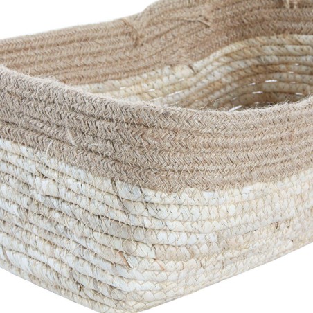CESTO JUTE NATURAL 34X28X14CM