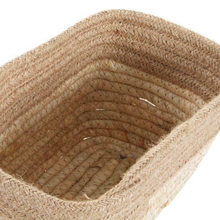 CESTO JUTE NATURAL 24X14X12CM