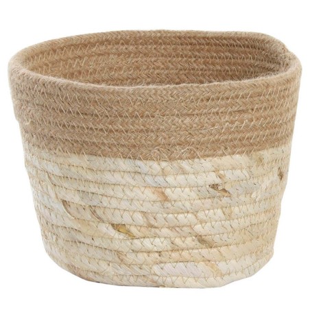 CESTO YUTE NATURAL 19X19X14CM