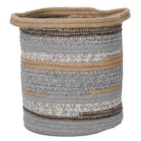 CESTO GRIS JUTE 20X24CM