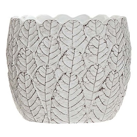 MACETA CEMENTO - HOJAS 11,5X14CM