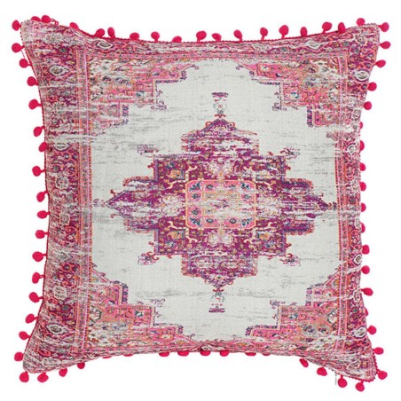 COJIN 45X45CM POMPOM 