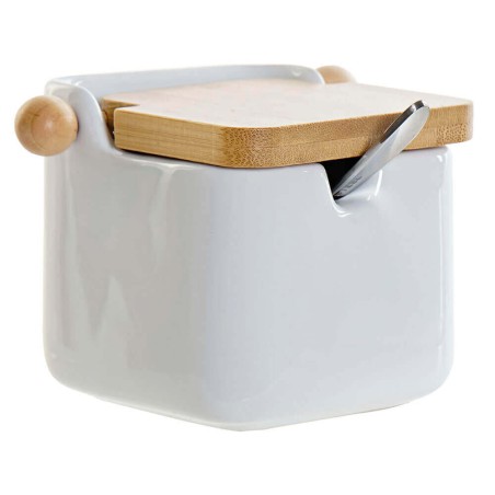 AZUCARERO BLANCO BAMBU 10.5X8X8CM