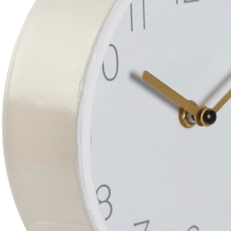RELOJ BLANCO SOBREMESA 18X5.5X19.5CM 