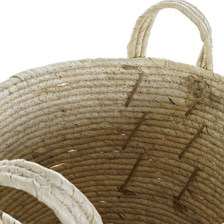 CESTO FIBRA MAÍZ 44X48CM