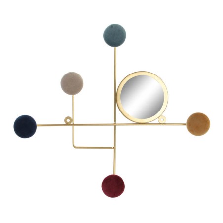 PERCHERO 43X5X38CM MULTICOLOR ESPEJO 