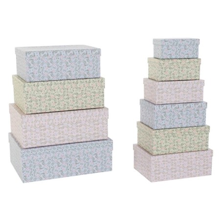 CAJA DE CARTÓN - ROSA VICTORIANO 32X24X13CM