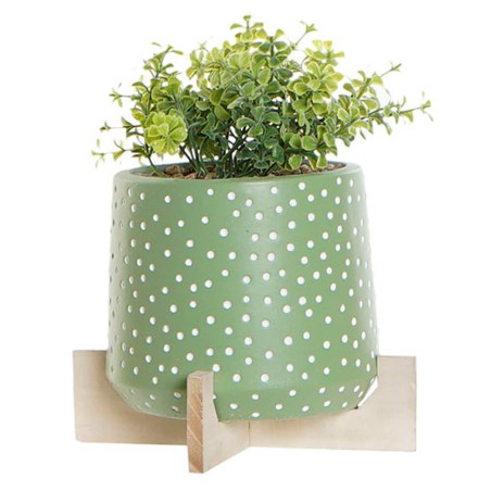 MACETA CEMENTO 16X16X21CM