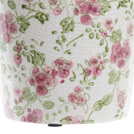 MACETA FLORES BLANCO 14X14X13CM 