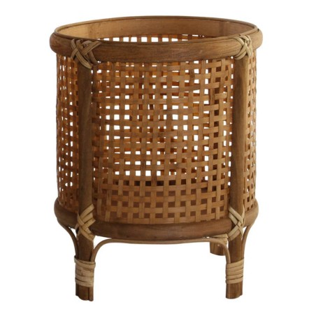 MACETERO BAMBU MARRON 25X30,5CM