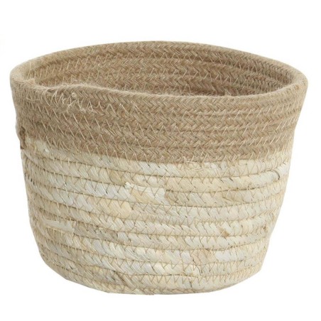 CESTO JUTE FIBRA 17X17X12CM