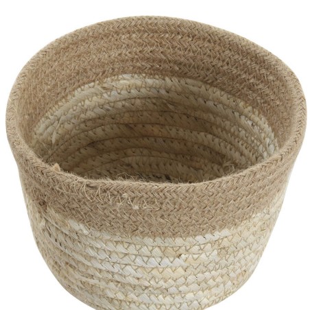 CESTO JUTE FIBRA 19X19X14CM