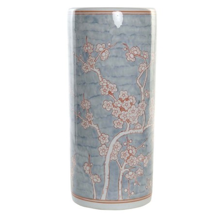 PARAGUERO FLORES AZUL 21X21X47CM