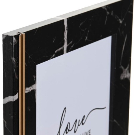 Marco de fotos negro 15x20cm