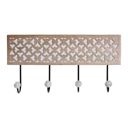 Perchero de pared - Madera de mango  38x19cm