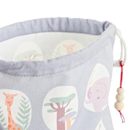 Bolsa infantil de tela - León 24x26cm