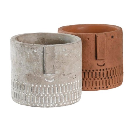 Maceta decorativa - Cara 17x15cm